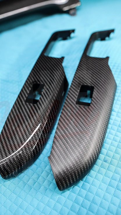 2024 S650 Mustang Carbon Fiber Window Switch Panel