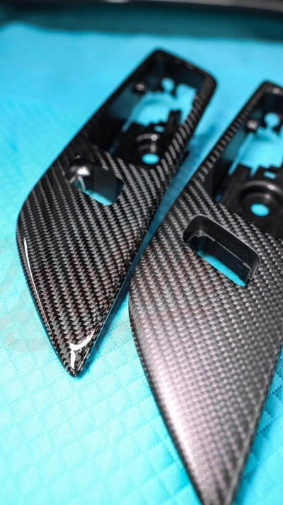 2024 Mustang S650 Carbon Fiber Active Door Handle - by ukiecarbon.com