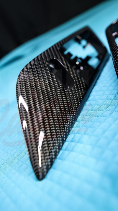 2024 Mustang S650 Carbon Fiber Active Door Handle - by ukiecarbon.com