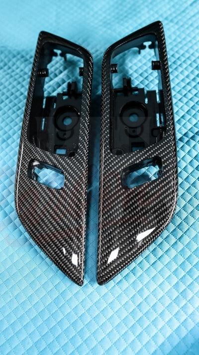 2024 Mustang S650 Carbon Fiber Active Door Handle - by ukiecarbon.com