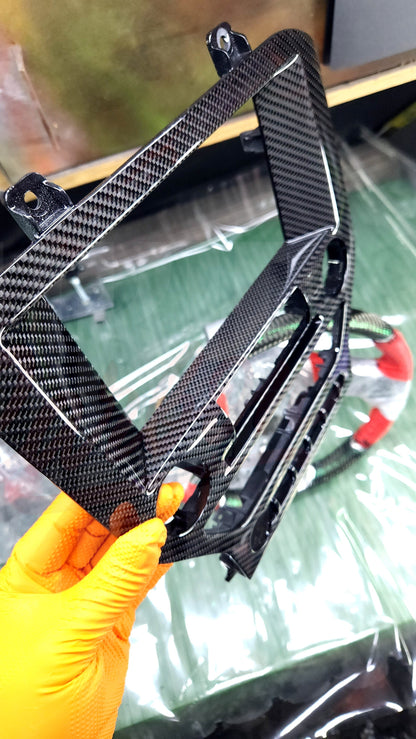 2015-2023 Mustang S550 Carbon Fiber Navigation Bezel