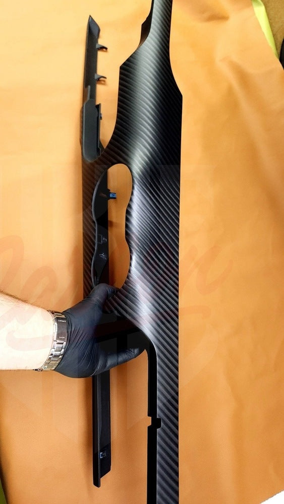 2015-2023 Mustang S550 4x4 Twill Matte Carbon Fiber Center Console - by ukiecarbon.com