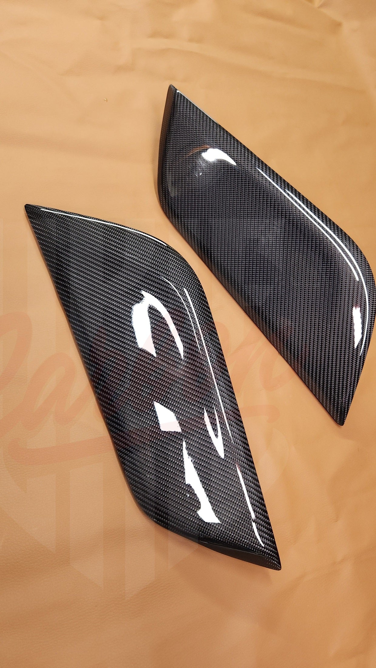 2015-2023 S550 Mustang Carbon Fiber Knee Pads