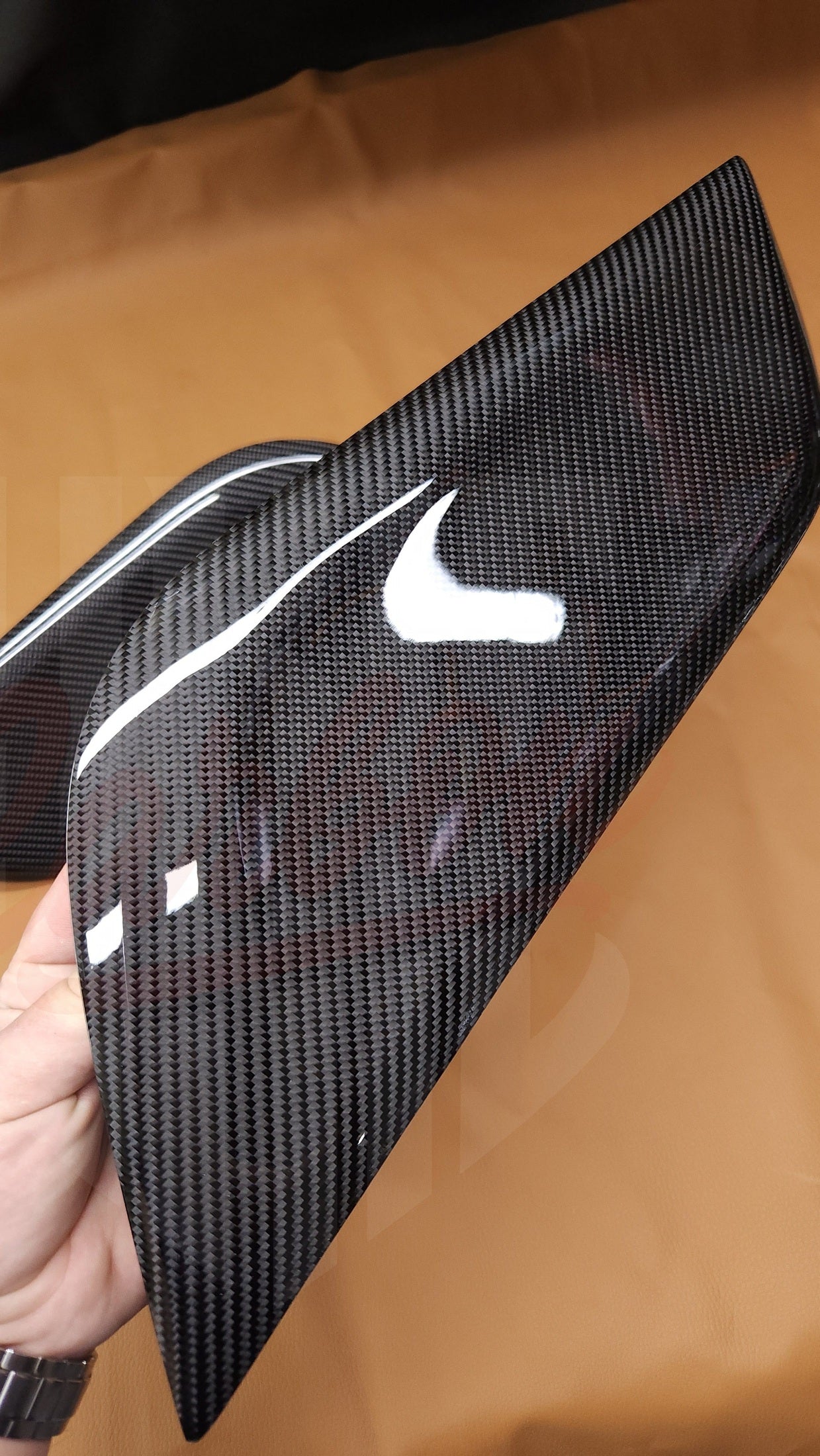 2015-2023 S550 Mustang Carbon Fiber Knee Pads