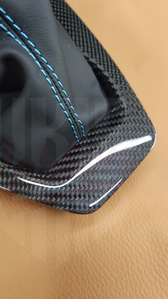 2024 Mustang S650 Carbon Fiber Shifter Bezel - by ukiecarbon.com