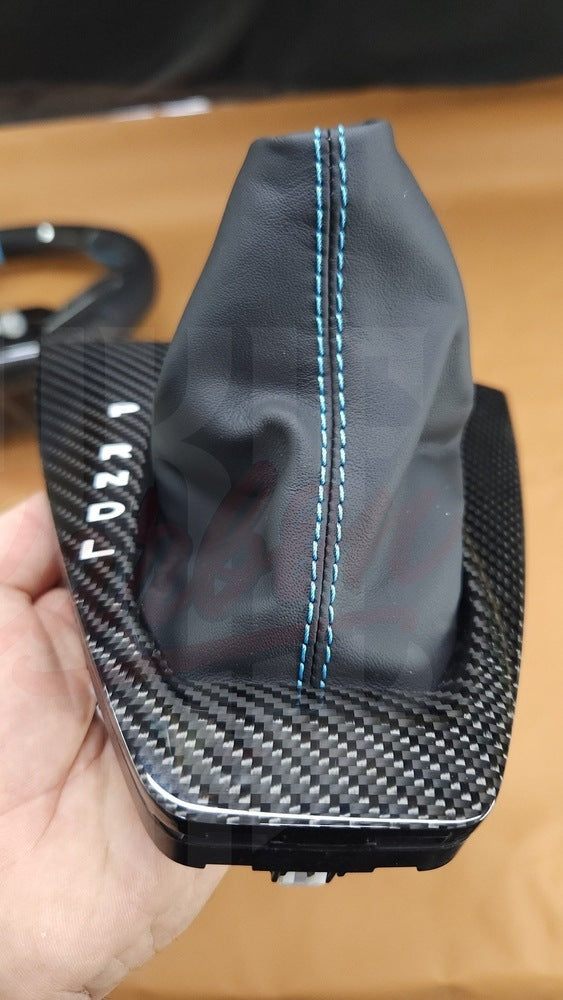 2024 Mustang S650 Carbon Fiber Shifter Bezel - by ukiecarbon.com