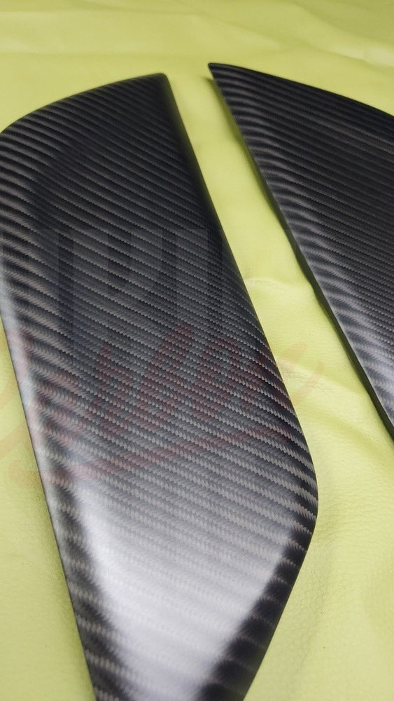 2015-2023 Mustang S550 4x4 Twill Matte Carbon Fiber Knee Pads - by ukiecarbon.com