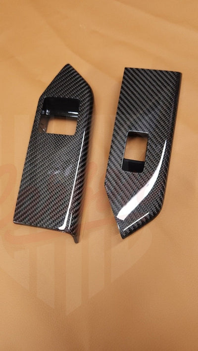 2010-2014 Mustang S197 Carbon Fiber Window Switch Panel - by ukiecarbon.com