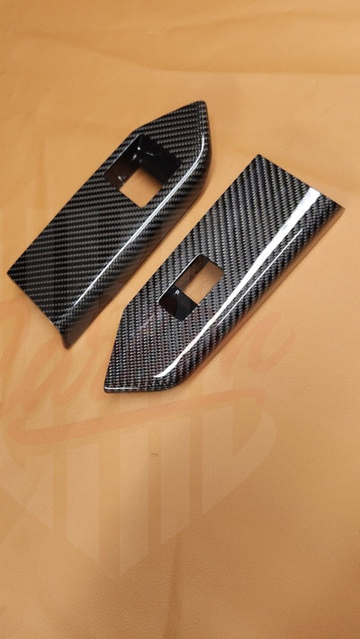 2010-2014 Mustang S197 Carbon Fiber Window Switch Panel - by ukiecarbon.com