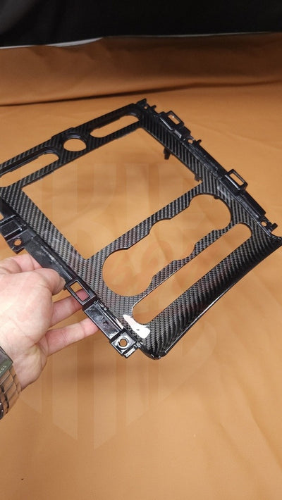 2005-2009 Mustang S197 Carbon Fiber Radio Bezel - by ukiecarbon.com