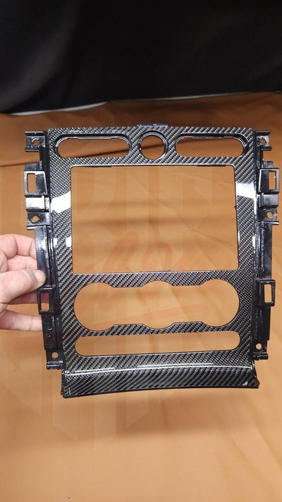 2005-2009 Mustang S197 Carbon Fiber Radio Bezel - by ukiecarbon.com