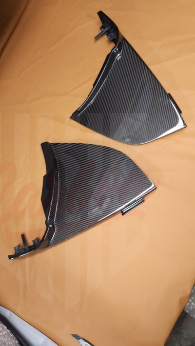2005-2009 Mustang S197 Carbon Fiber Radio Bezel Side Trim Panels - by ukiecarbon.com