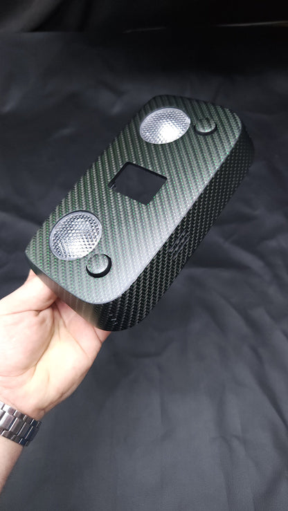 2015-2023 Mustang S550 Matte Green Reflective Carbon Fiber Dome Lights