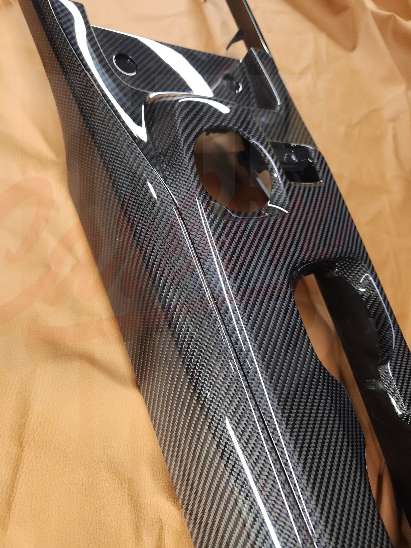 2020-2022 GT500 Complete Carbon Fiber Center Console Tunnel