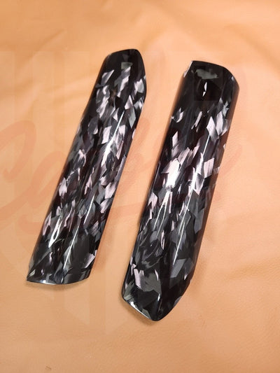 2015-2023 Mustang S550 Forged Carbon Fiber Door Panel Trim - by ukiecarbon.com