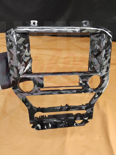 2015-2023 Mustang S550 Forged Carbon Fiber Navigation Bezel - by ukiecarbon.com