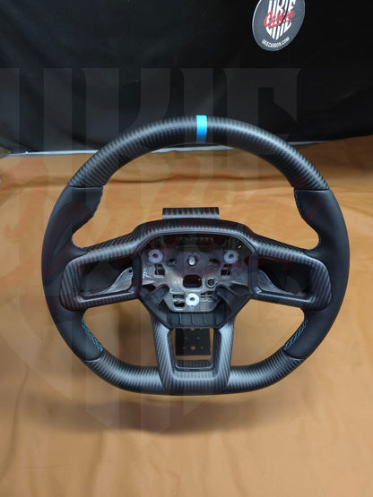 2024+ Mustang S650 Matte Carbon Fiber Steering Wheel - by ukiecarbon.com