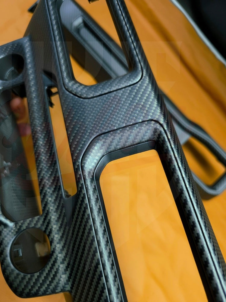 2024+ Mustang S650 Matte Carbon Fiber CENTER DASH AIR VENT GRILL - by ukiecarbon.com