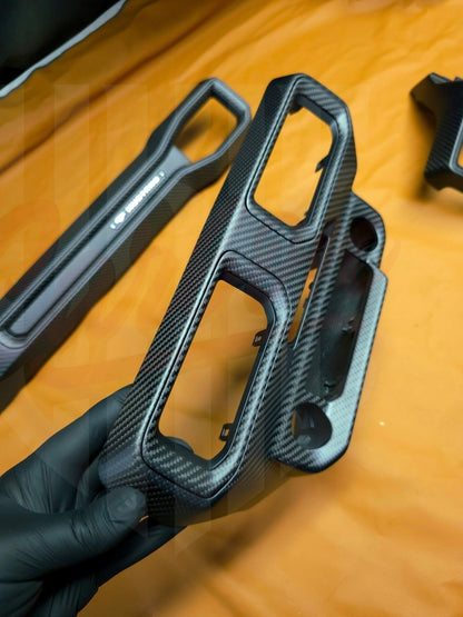 2024+ Mustang S650 Matte Carbon Fiber CENTER DASH AIR VENT GRILL - by ukiecarbon.com