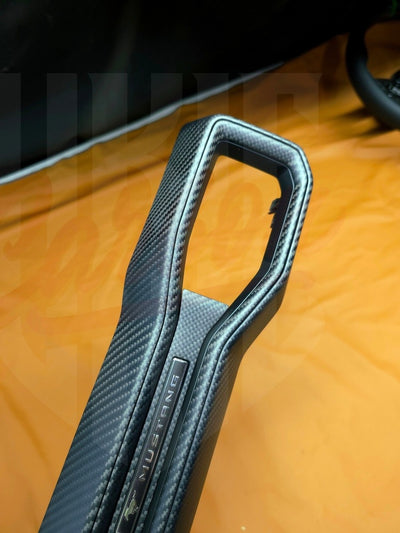 2024+ Mustang S650 Matte Carbon Fiber Dashboard Trim - by ukiecarbon.com