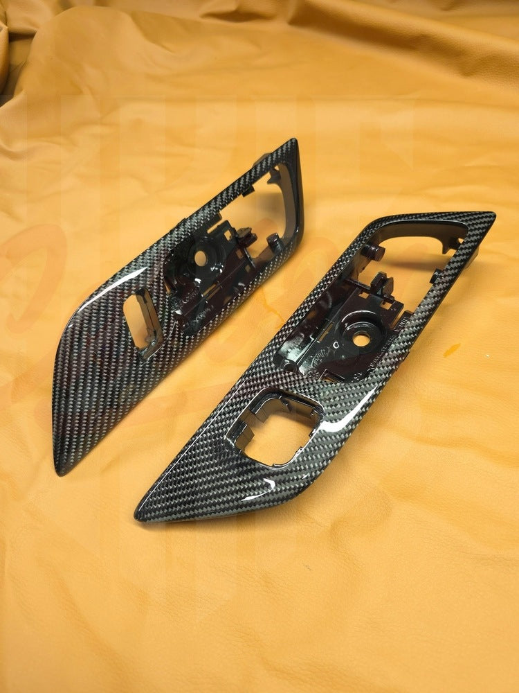 2015-2023 S550 Mustang Carbon fiber Active door handle - by ukiecarbon.com
