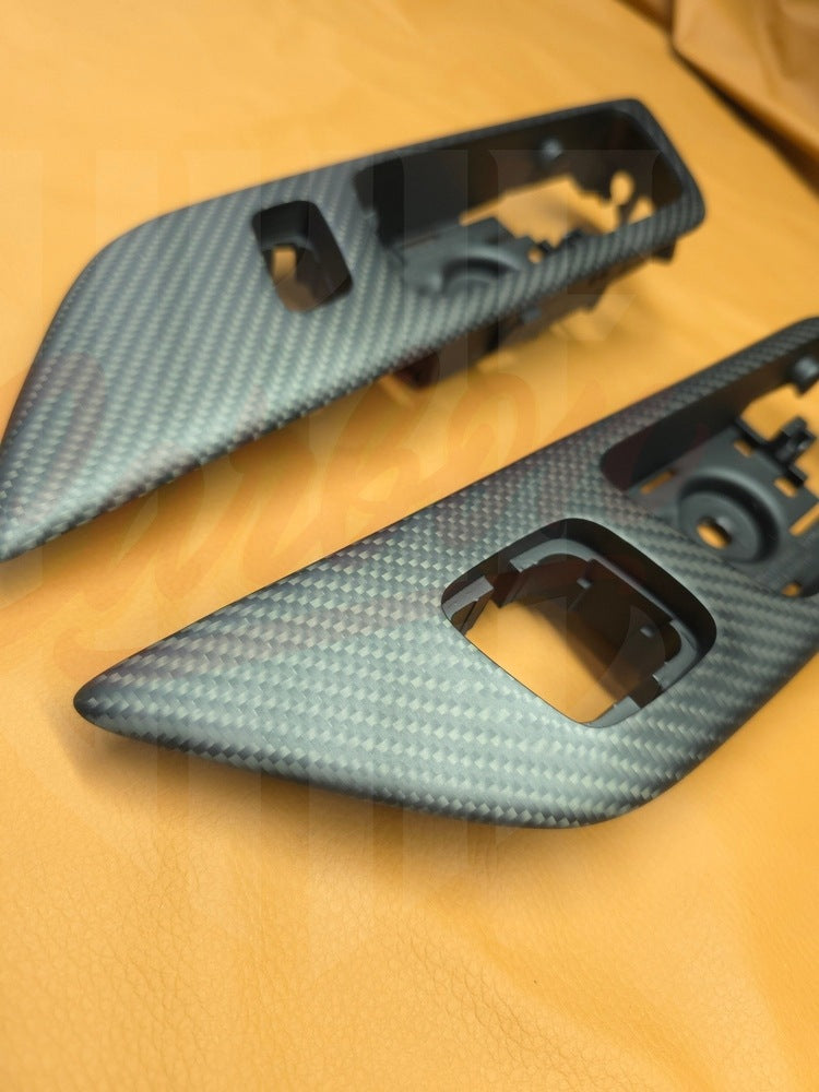 2015-2023 S550 Mustang Carbon fiber Active door handle - by ukiecarbon.com
