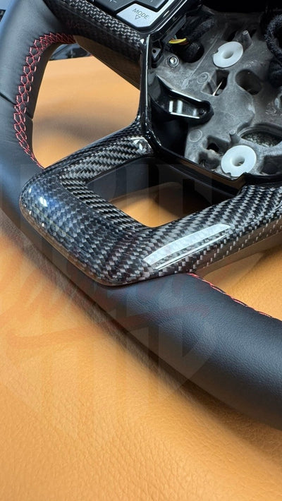 2024+ Mustang S650 Carbon Fiber Steering Wheel - by ukiecarbon.com