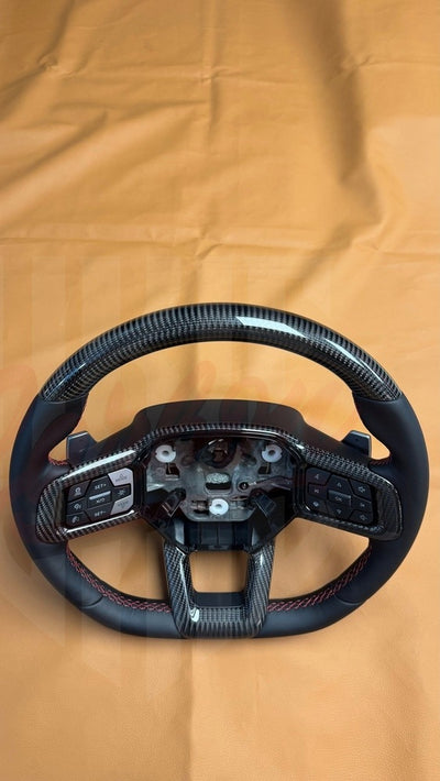 2024+ Mustang S650 Carbon Fiber Steering Wheel - by ukiecarbon.com