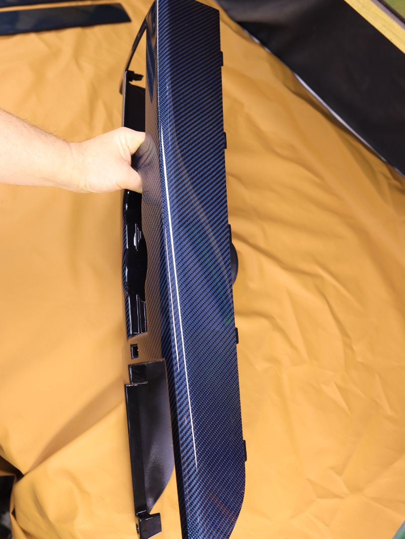 2005-2009 Mustang S197 Blue Carbon Fiber Center Tunnel