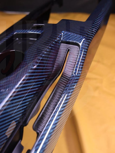 2005-2009 Mustang S197 Blue Carbon Fiber Center Tunnel - by ukiecarbon.com