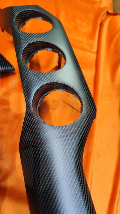 2015-2023 S550 Mustang Matte Carbon Fiber Dashboard Trim - by ukiecarbon.com