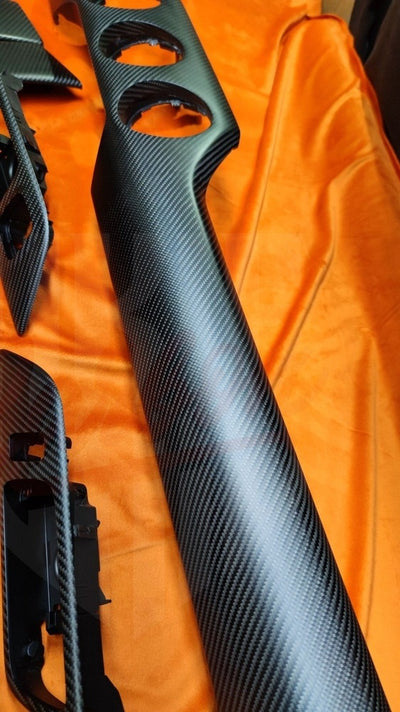 2015-2023 S550 Mustang Matte Carbon Fiber Dashboard Trim - by ukiecarbon.com