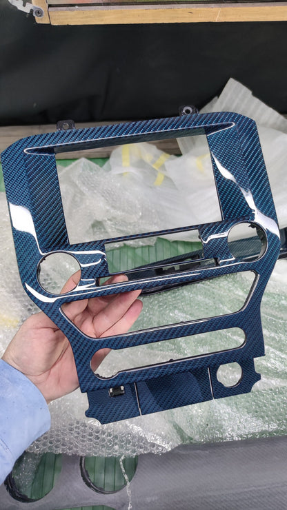 2015-2023 Mustang S550 Carbon Fiber Navigation Bezel