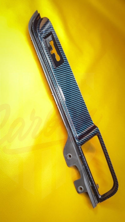 2015-2023 Mustang S550 Blue Carbon Fiber Dashboard Trim With Chassis # - by ukiecarbon.com