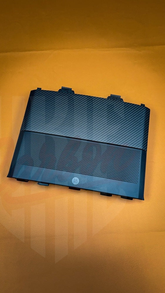 2015-2023 Mustang S550 Matte Carbon Fiber Speaker Cover - by ukiecarbon.com