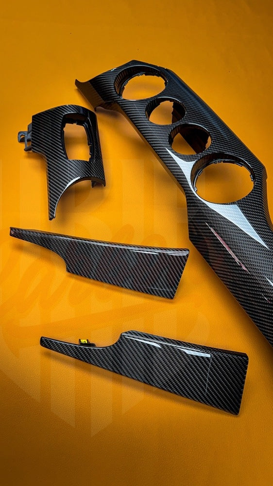 2015-2023 S550 Mustang Carbon Fiber Performance Dashboard Trim - by ukiecarbon.com
