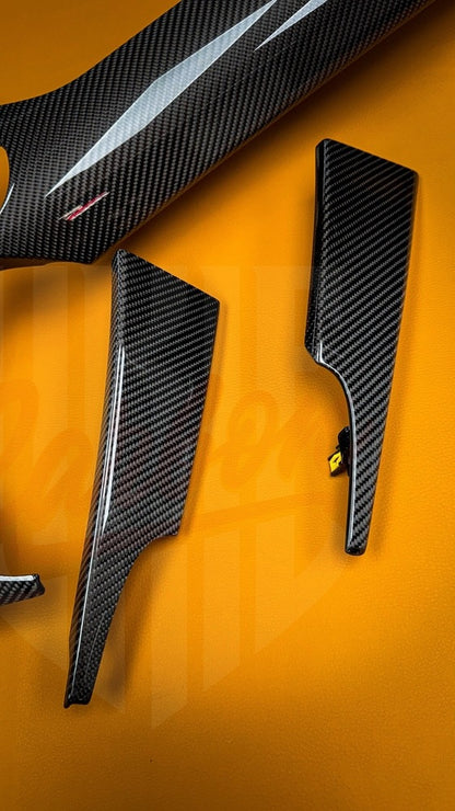 2015-2023 S550 Mustang Carbon Fiber Performance Dashboard Trim - by ukiecarbon.com