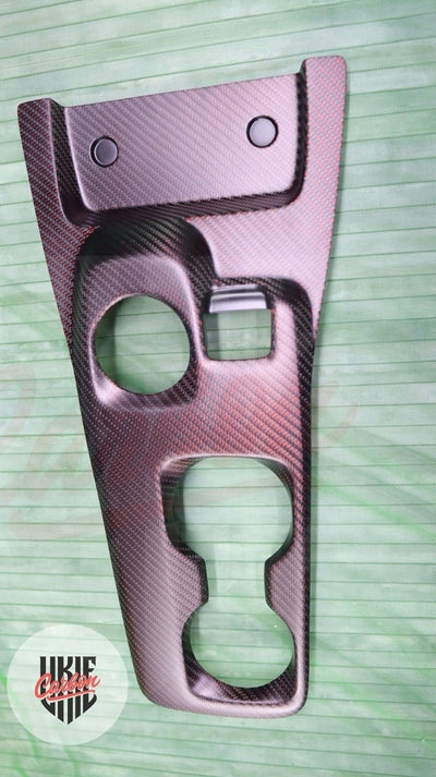 2020-2022 GT500 Matte Reflective Red Carbon Fiber Center Console - by ukiecarbon.com