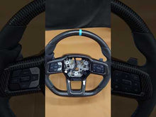 Load and play video in Gallery viewer, 2024+ Mustang S650 Carbon Fiber Steering Wheel
