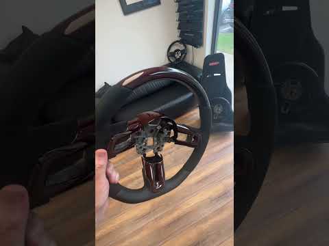 2015-2023 Mustang S550  Red Carbon Fiber Steering