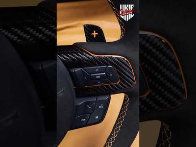 2015-2023 Mustang S550 Carbon Fiber Steering Wheel With Colored Accents