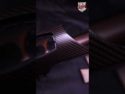 2015-2023  Mustang S550 Matte Orange Reflective Carbon Fiber Dashboard Trim