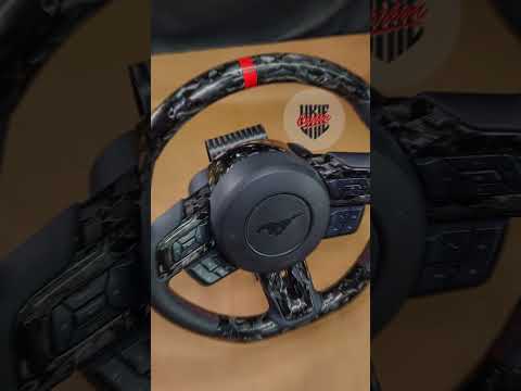 2015-2023 Mustang S550  Forged Carbon Fiber Steering Wheel