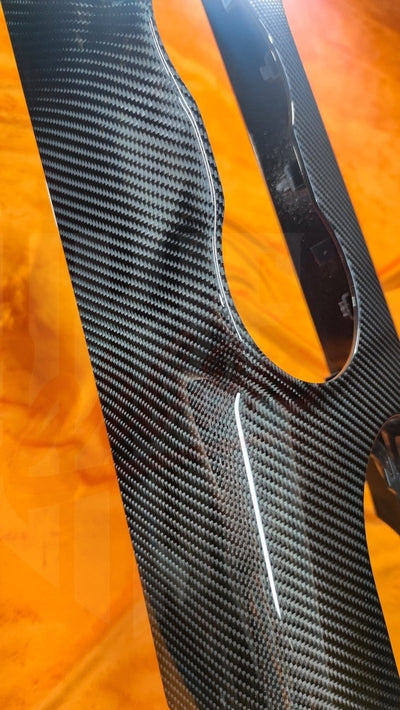 2015-2023 Mustang S550 Gloss Carbon Fiber Center Console - by ukiecarbon.com