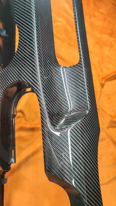 2015-2023 Mustang S550 Gloss Carbon Fiber Center Console - by ukiecarbon.com