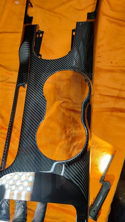 2015-2023 Mustang S550 Gloss Carbon Fiber Center Console - by ukiecarbon.com