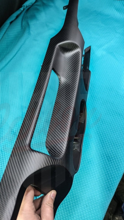 2015-2023 Mustang S550 Matte Carbon Fiber Center Console - by ukiecarbon.com
