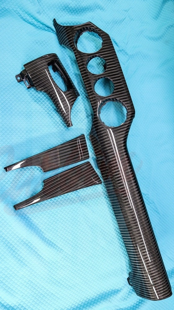 2015-2023 Mustang S550 Wide Twill Carbon Fiber Dashboard Trim - by ukiecarbon.com