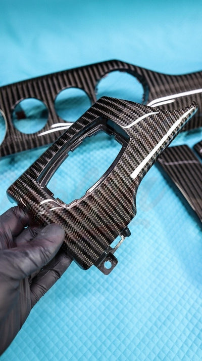 2015-2023 Mustang S550 Wide Twill Carbon Fiber Dashboard Trim - by ukiecarbon.com