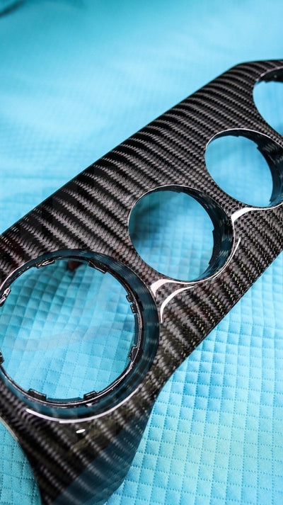 2015-2023 Mustang S550 Wide Twill Carbon Fiber Dashboard Trim - by ukiecarbon.com